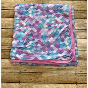 Little Bum Bums Salty But Sweet Mermaid Shell Bamboo Blanket 50x50"